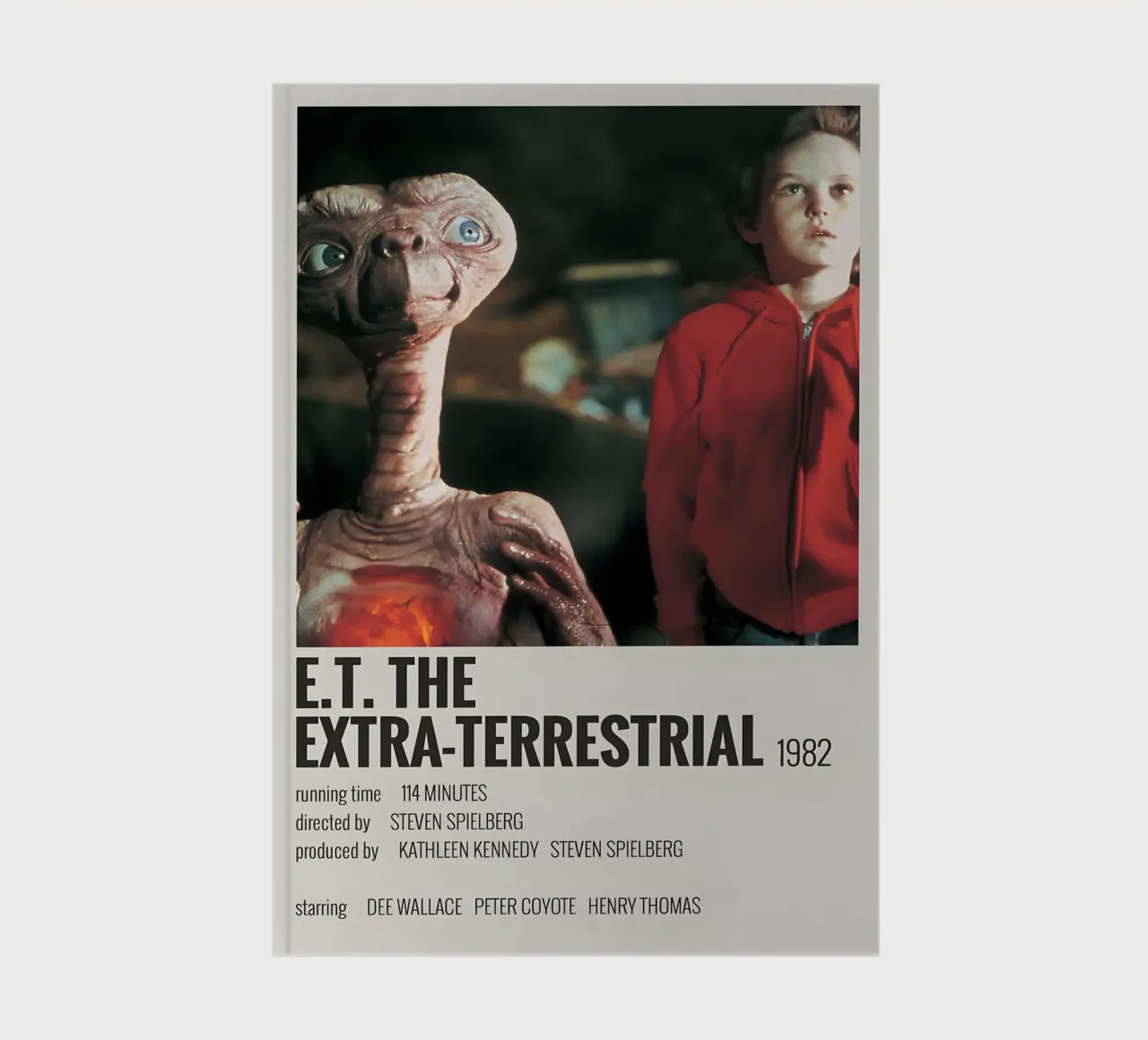 E.T. THE EXTRA-TERRESTRIAL 1982 notebook by MVFminimalist