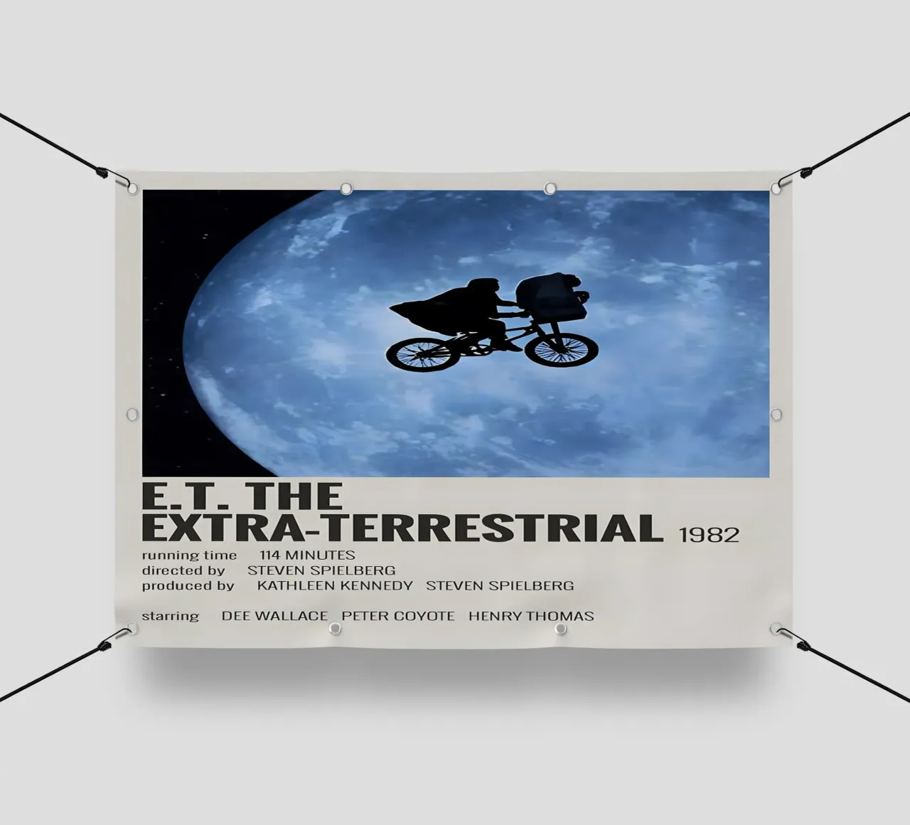 E.T. THE EXTRA-TERRESTRIAL 1982 telo in pvc da MVFminimalist