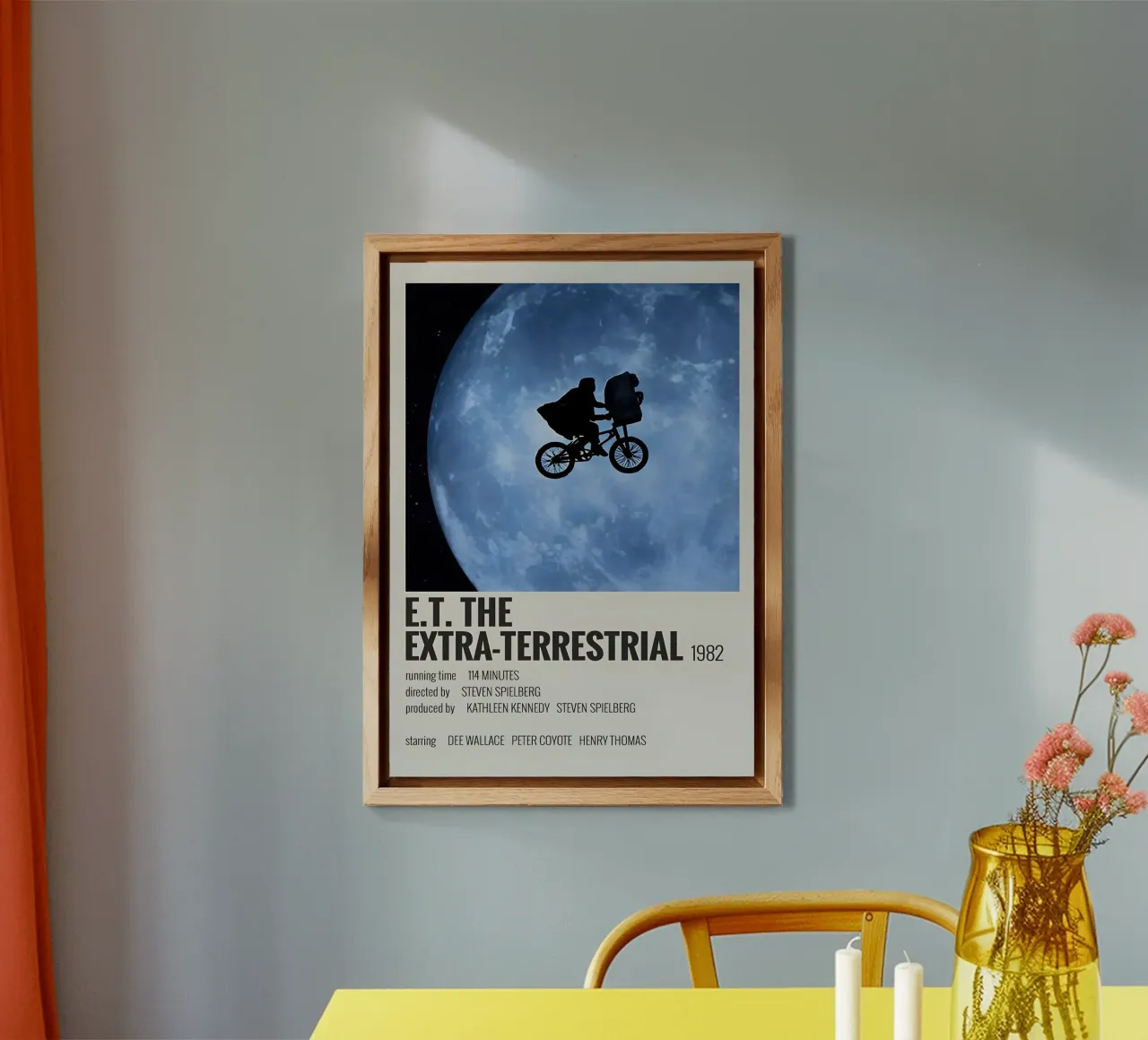 E.T. THE EXTRA-TERRESTRIAL 1982 alluminio dibond da MVFminimalist