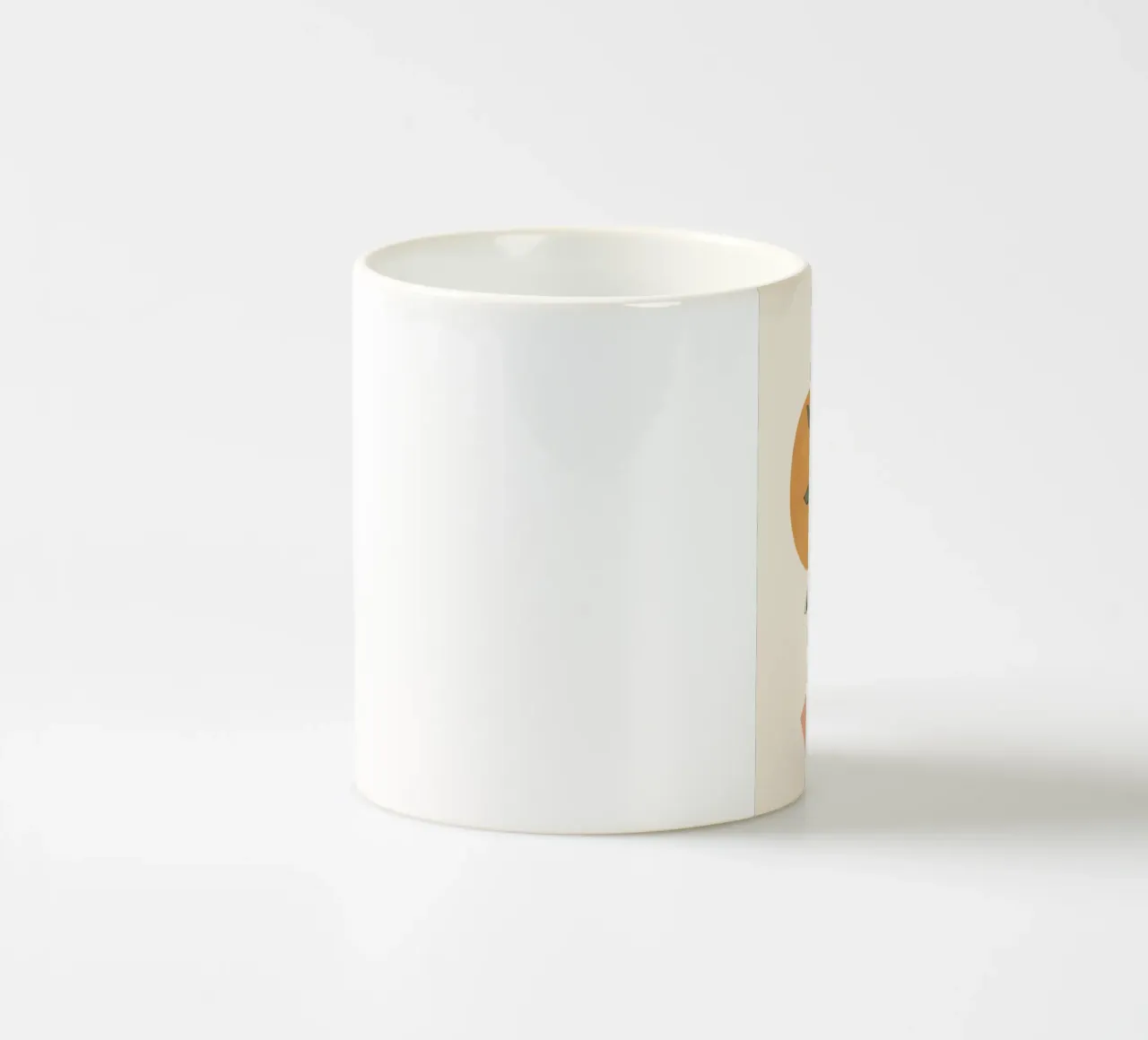 Minimal Line Young Leaves tazza in ceramica da Flow Line
