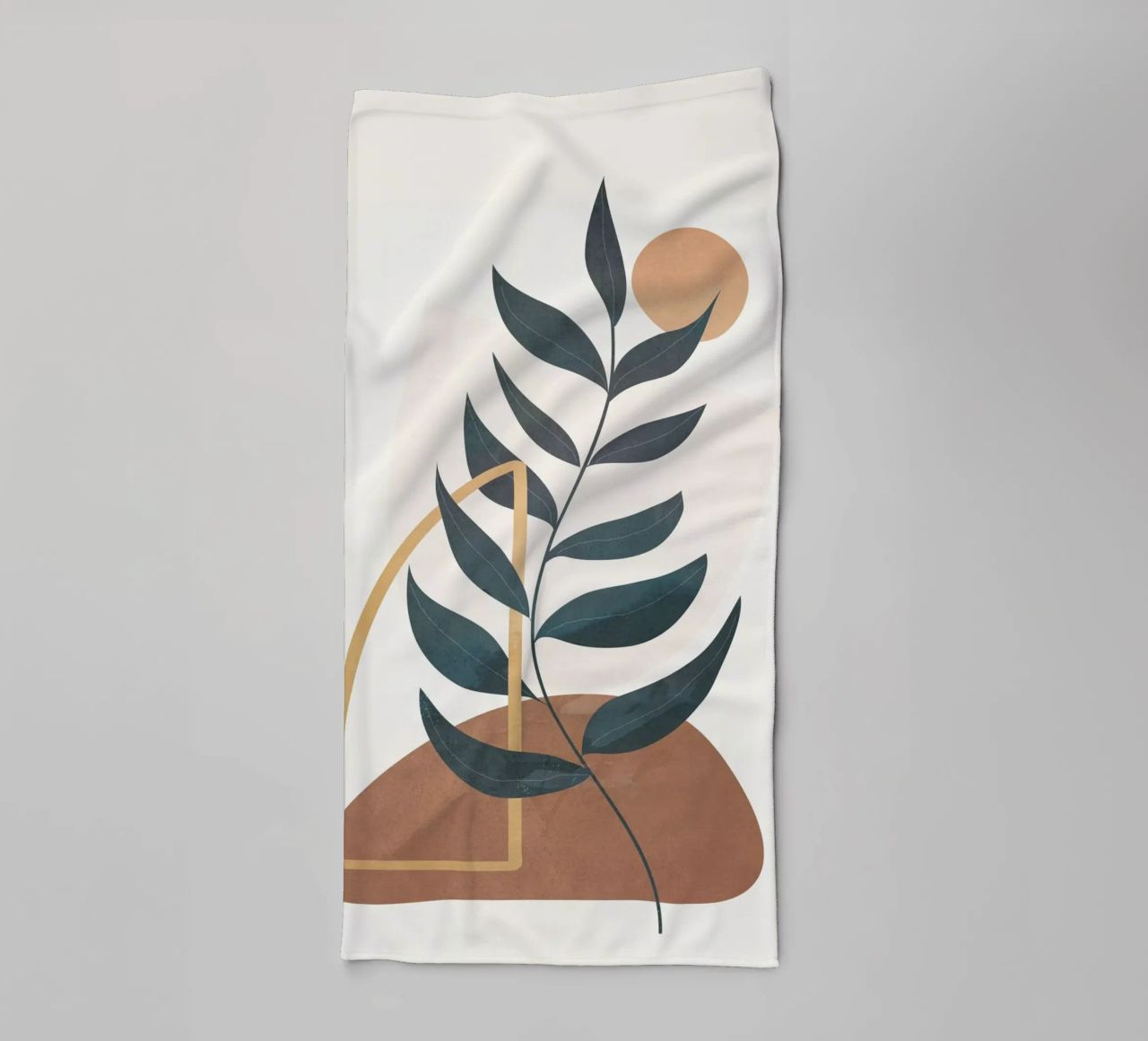 Abstract Rock Geometry 09 serviette de bain de cityart