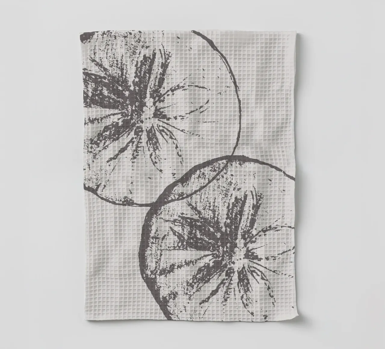 Stampa neutra di fette di agrumi - Arredo cucina moderno e minimalista canovaccio da cucina da ClubArt