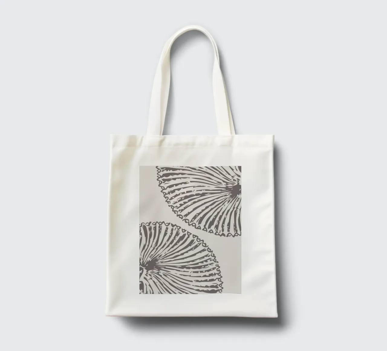 Abstract Seashell Print - Modern Neutral Coastal Bathroom Ar tote bag by ClubArt