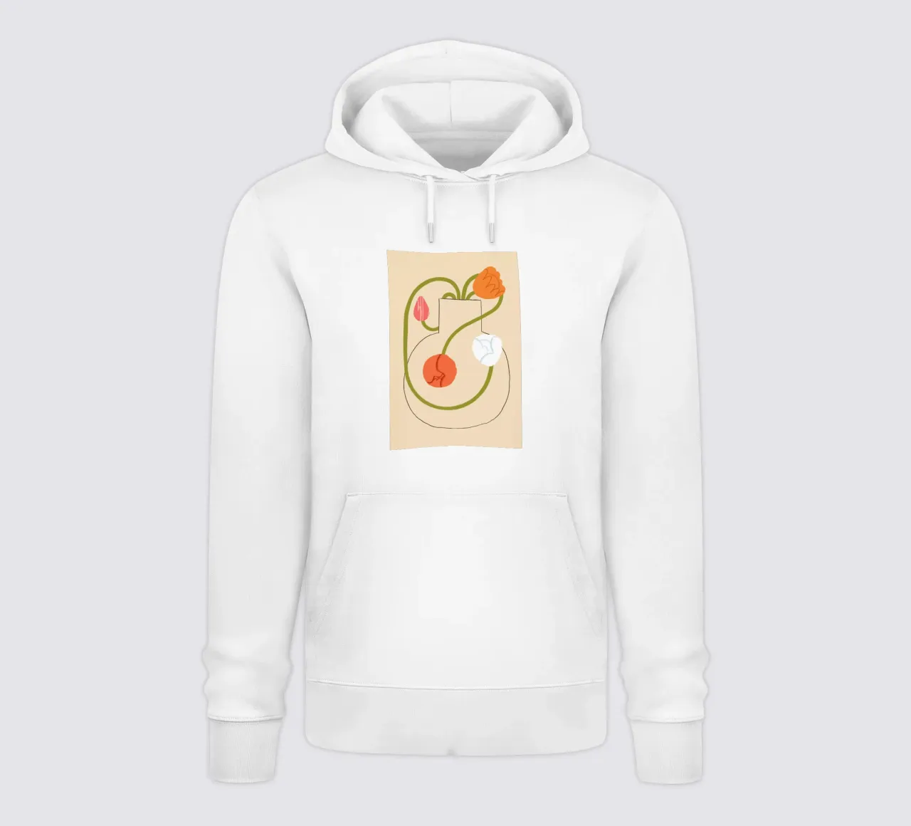 Let's twist again felpa con cappuccio da Pure