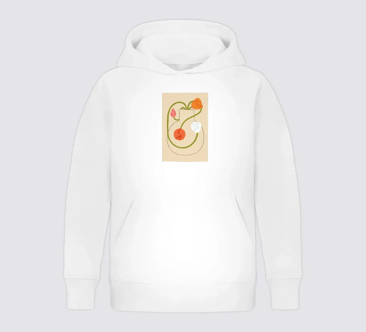 Let's twist again felpa bambino con cappuccio da Pure