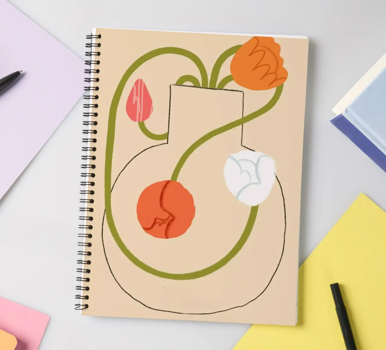 Let's twist again spiral notebook by Pure