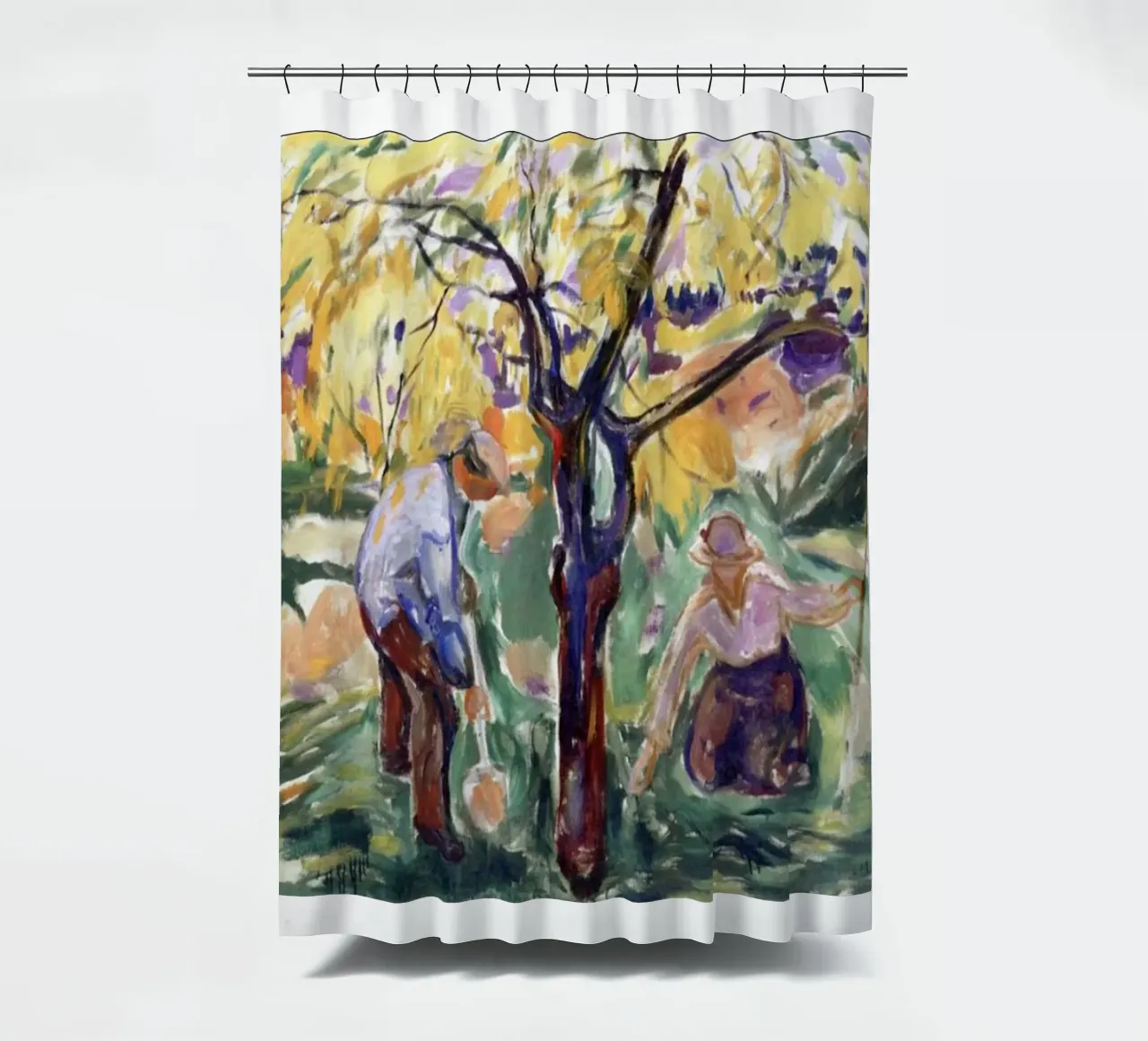 plant Trees shower curtain by cupcup art