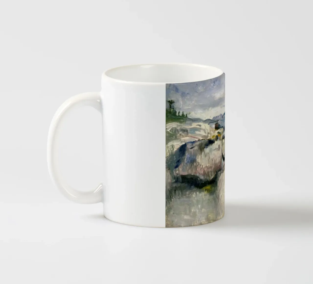 rocce della spiaggia tazza in ceramica da cupcup art