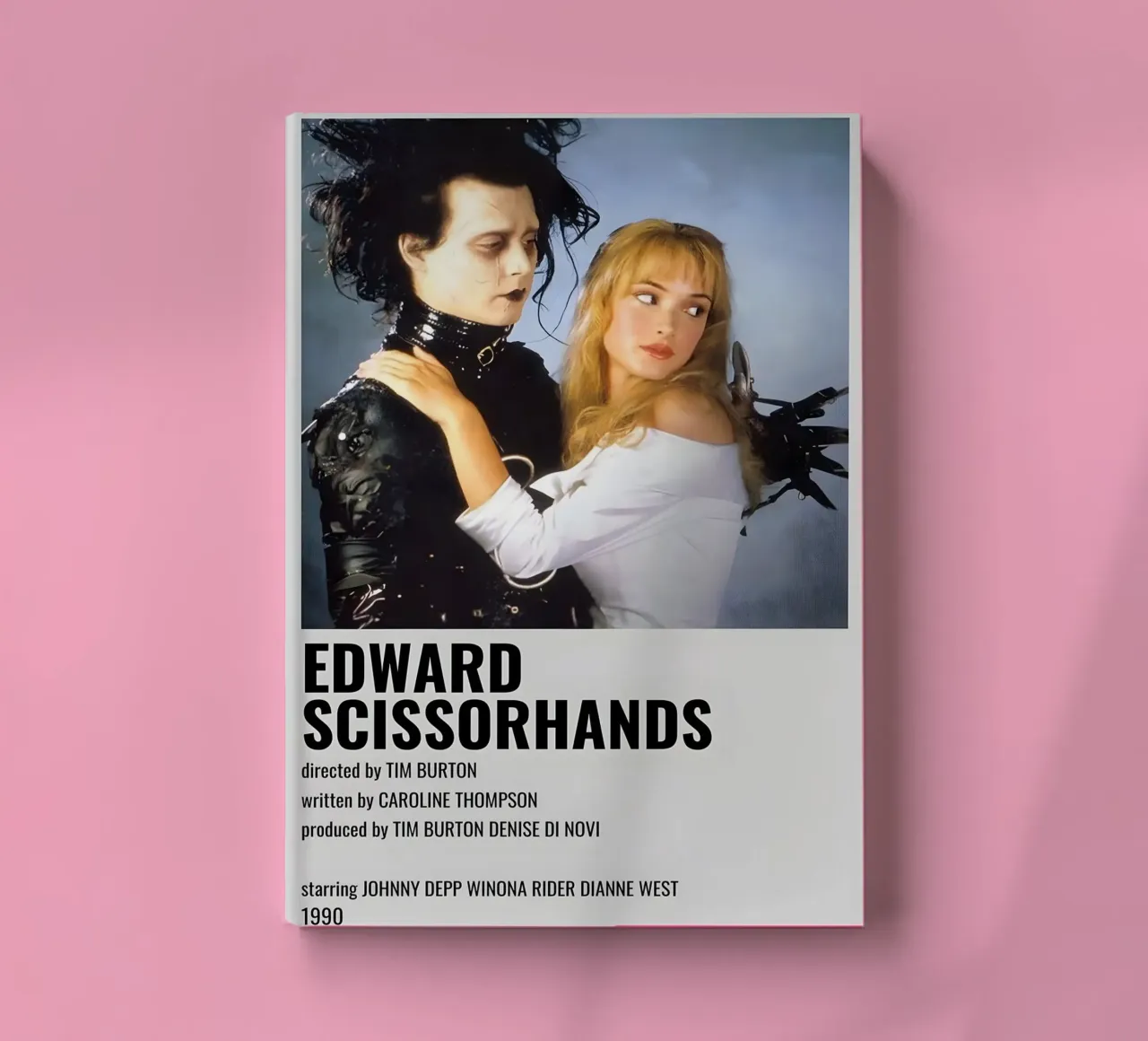 EDWARD SCISSORHANDS notebook by MVFminimalist