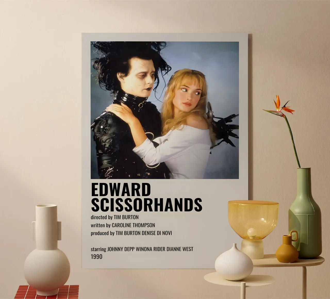 EDWARD SCISSORHANDS plexiglass da MVFminimalist