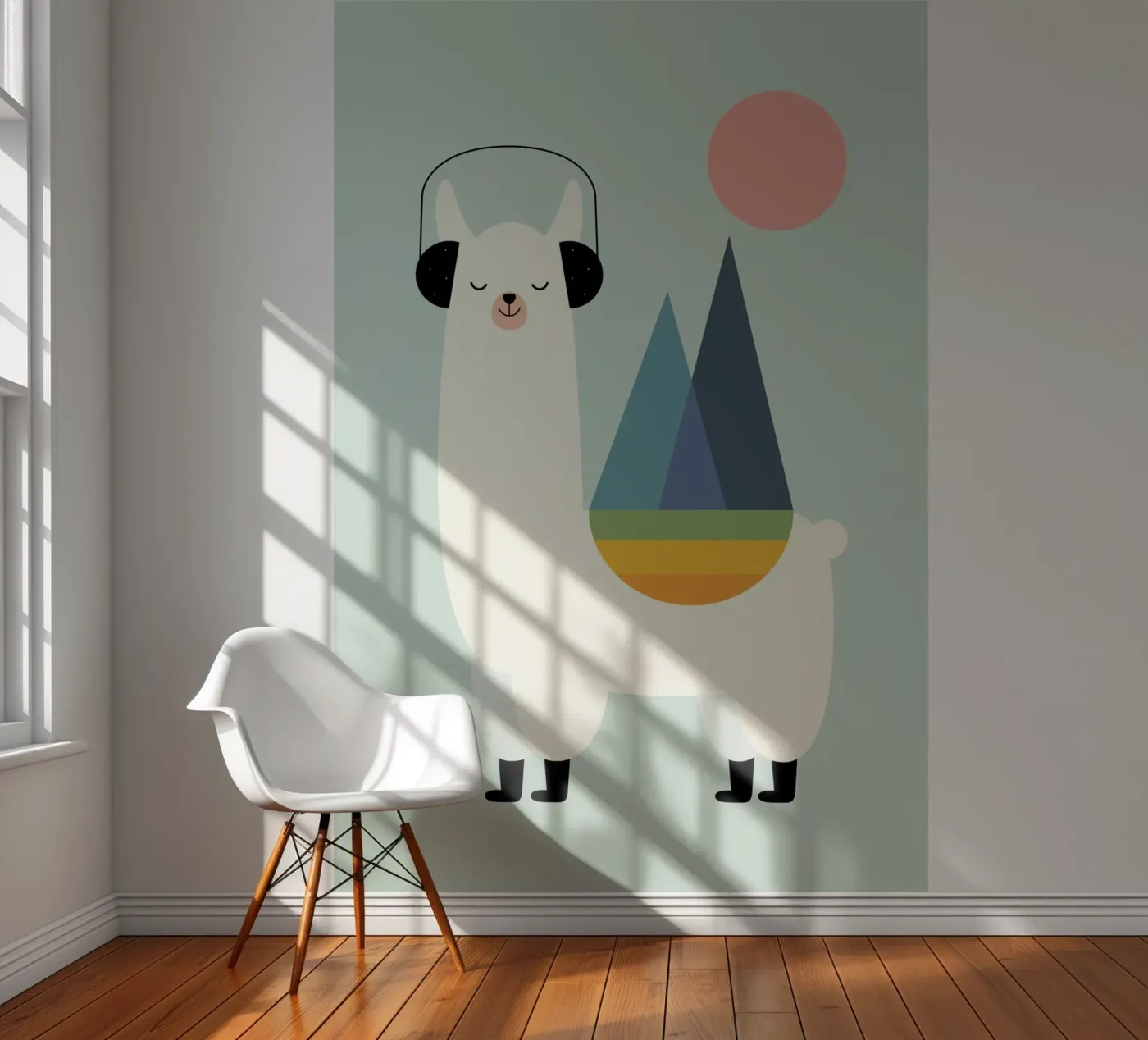 Llamazing fotobehang van Andy Westface