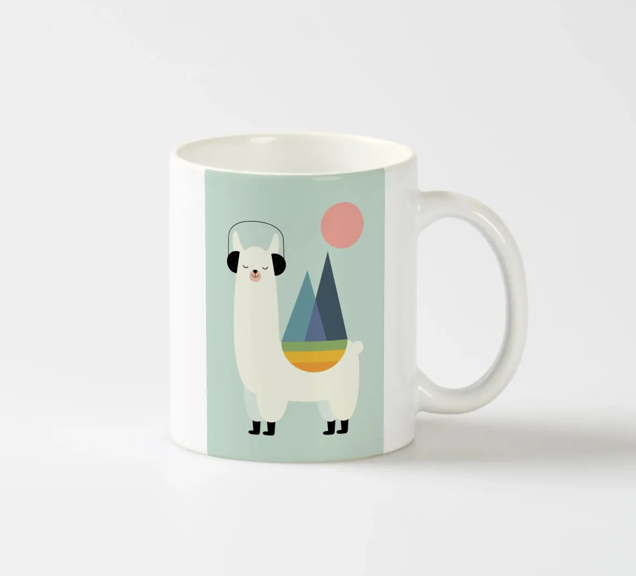 Llamazing tazza in ceramica da Andy Westface