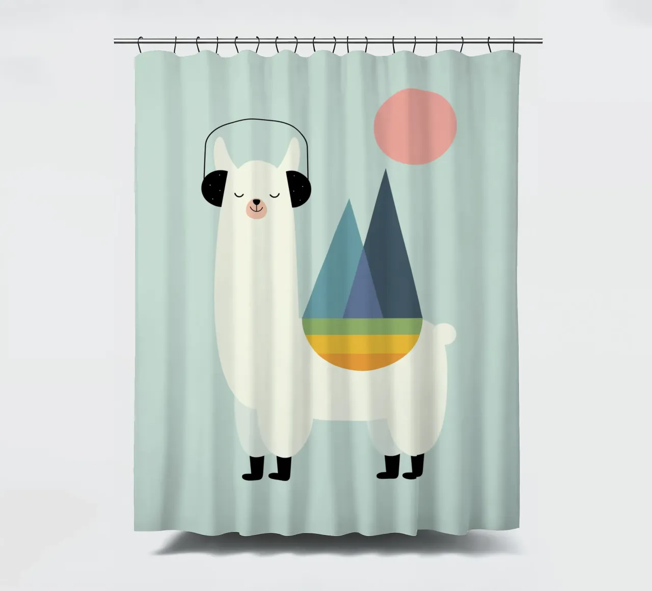Llamazing tenda da doccia da Andy Westface