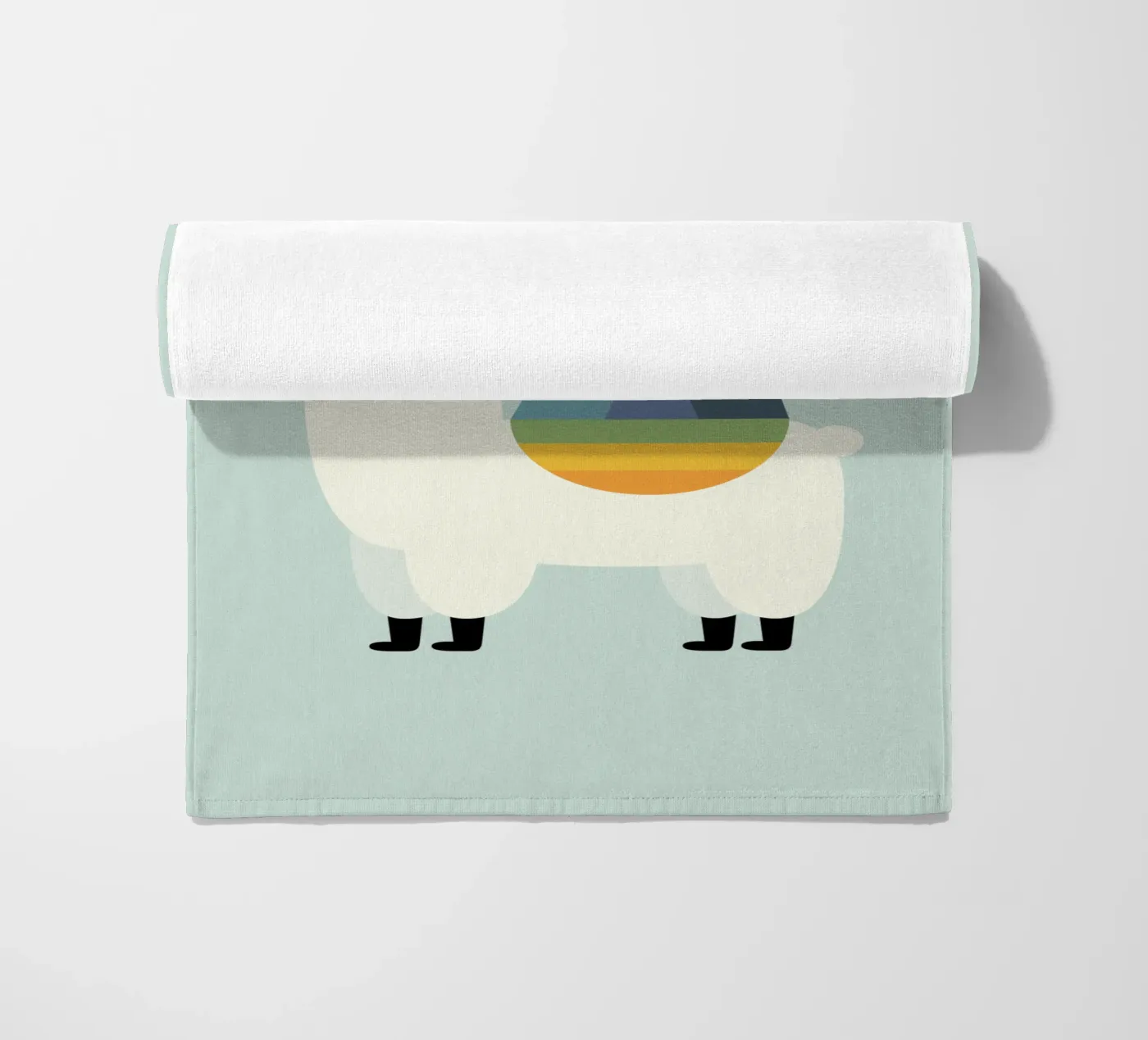 Llamazing strandhanddoek van Andy Westface