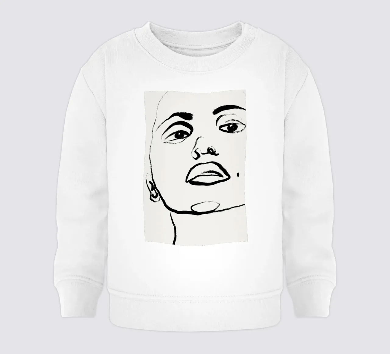 See me 2 baby sweatshirt by Graphite