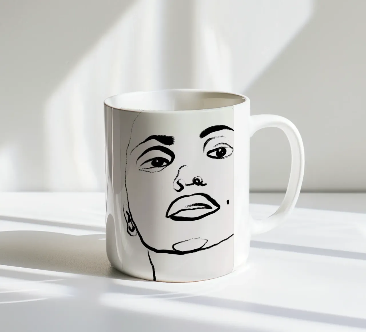 See me 2 tazza in ceramica da Graphite