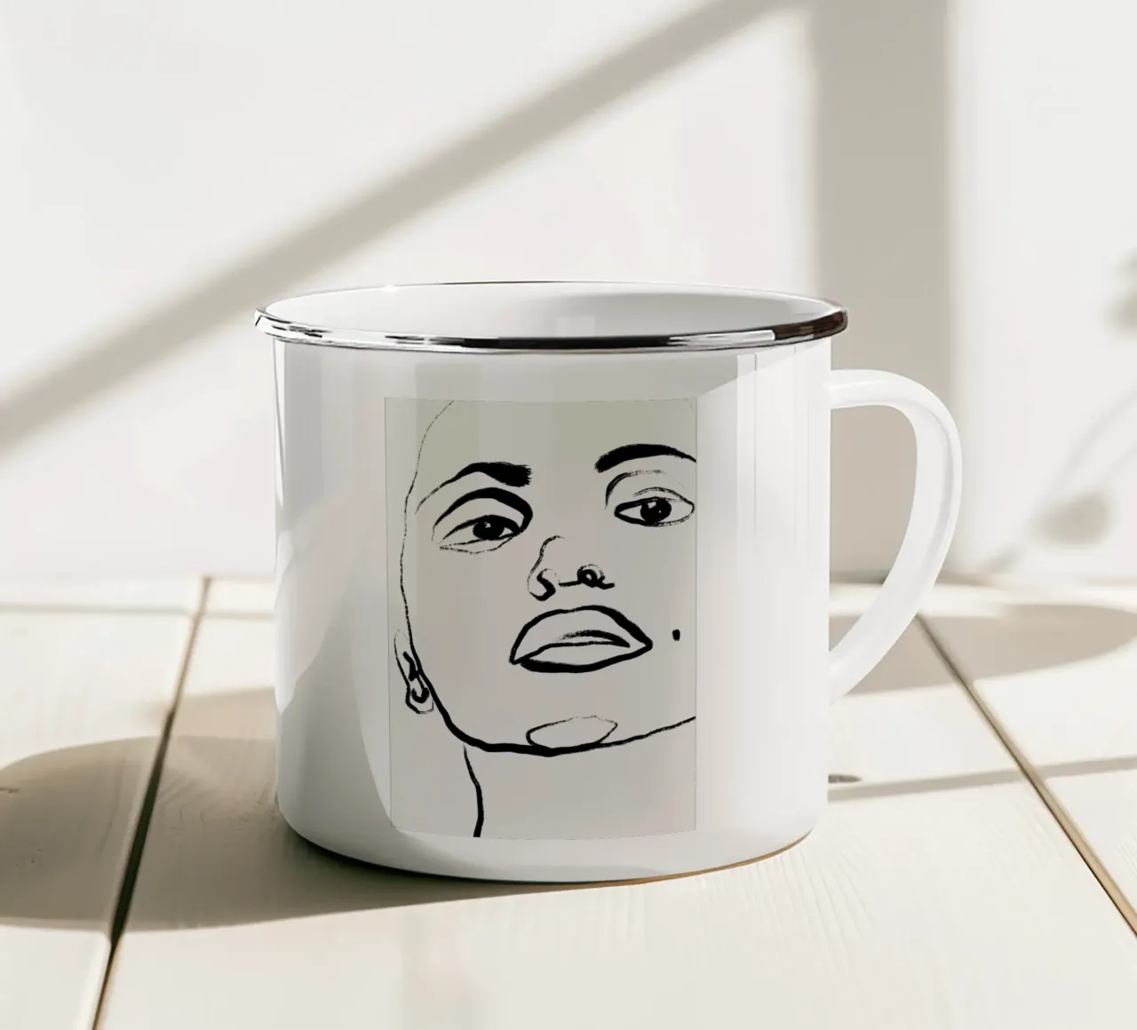 See me 2 tazza in smalto da Graphite