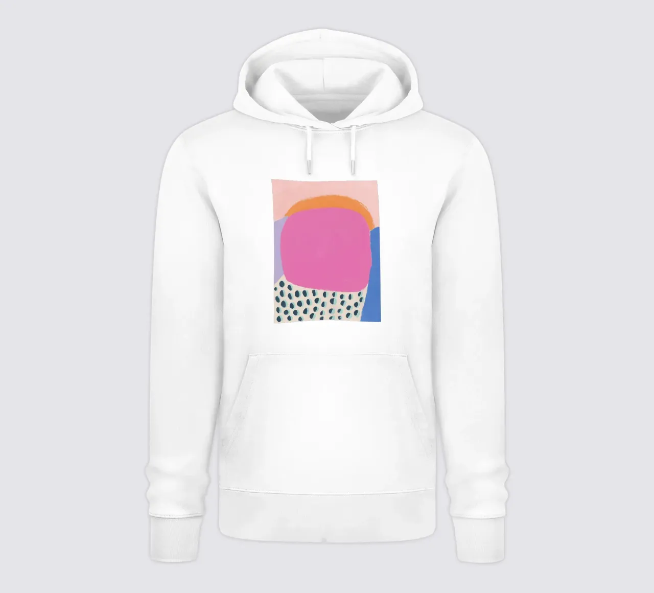 Lively summer blobs hoodie by Carinaprint