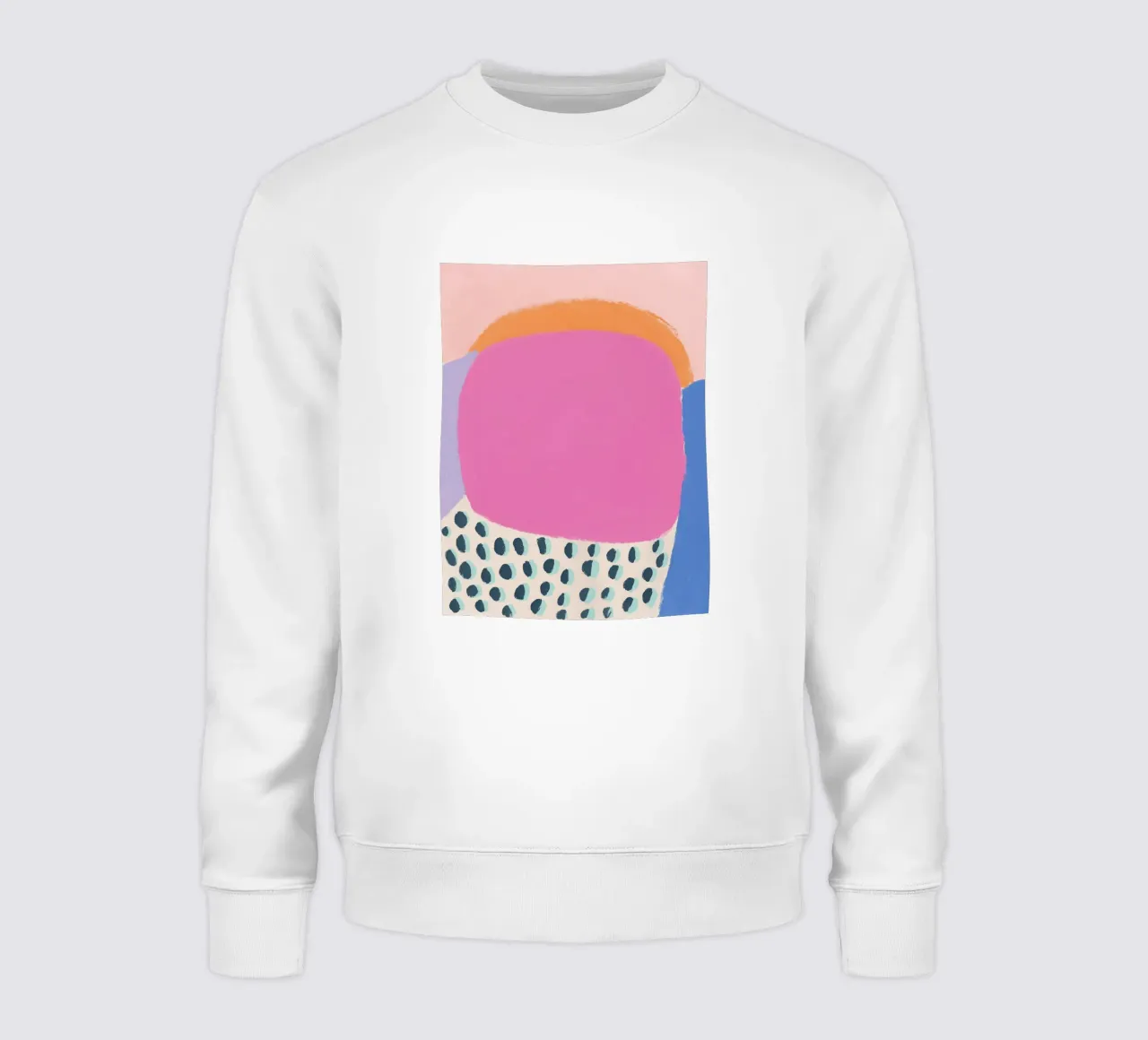 Lively summer blobs sweatshirt by Carinaprint
