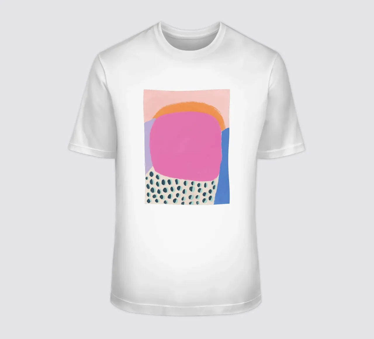 Lively summer blobs t-shirt by Carinaprint