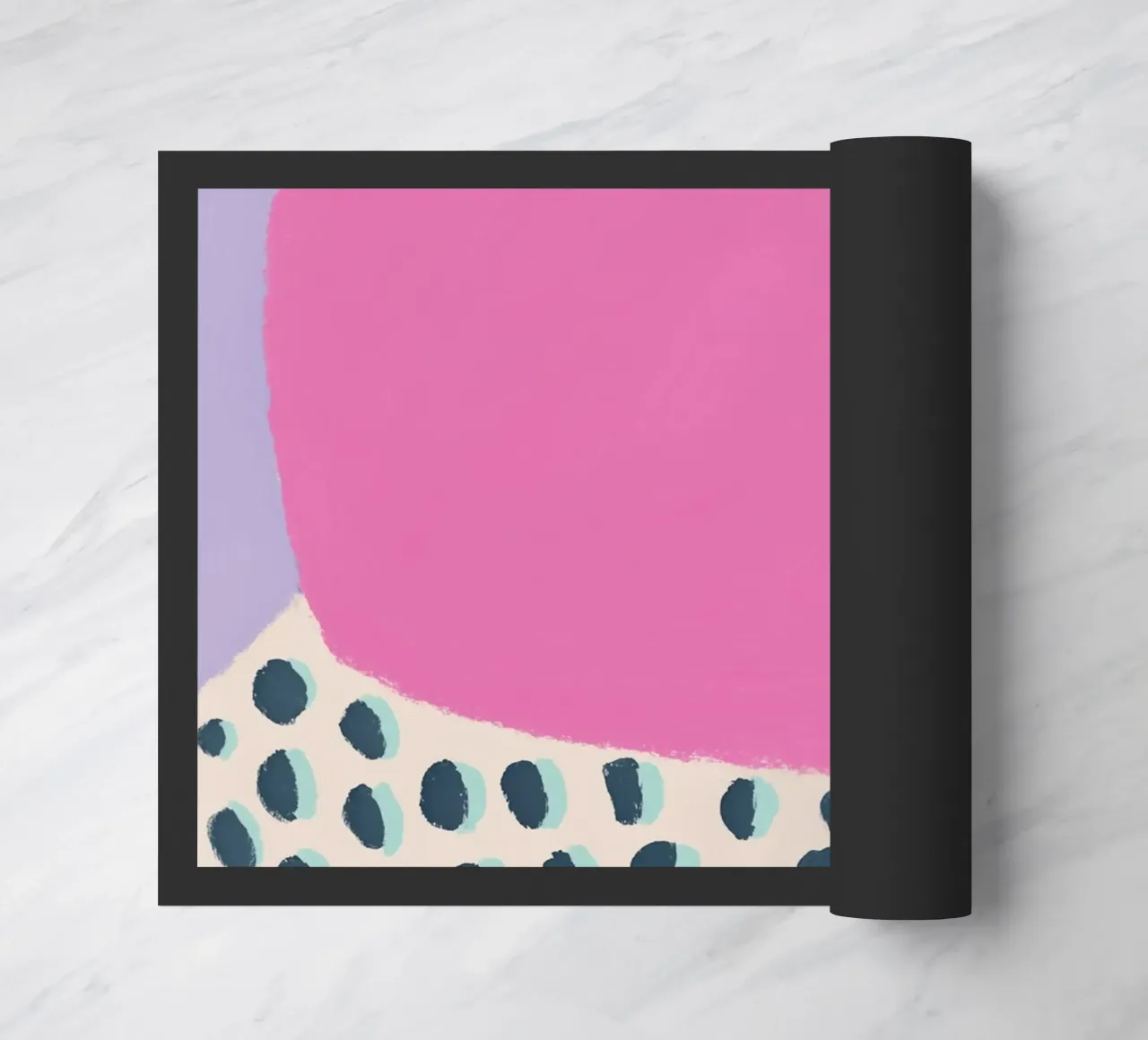 Levendige zomerblobs deurmat van Carinaprint