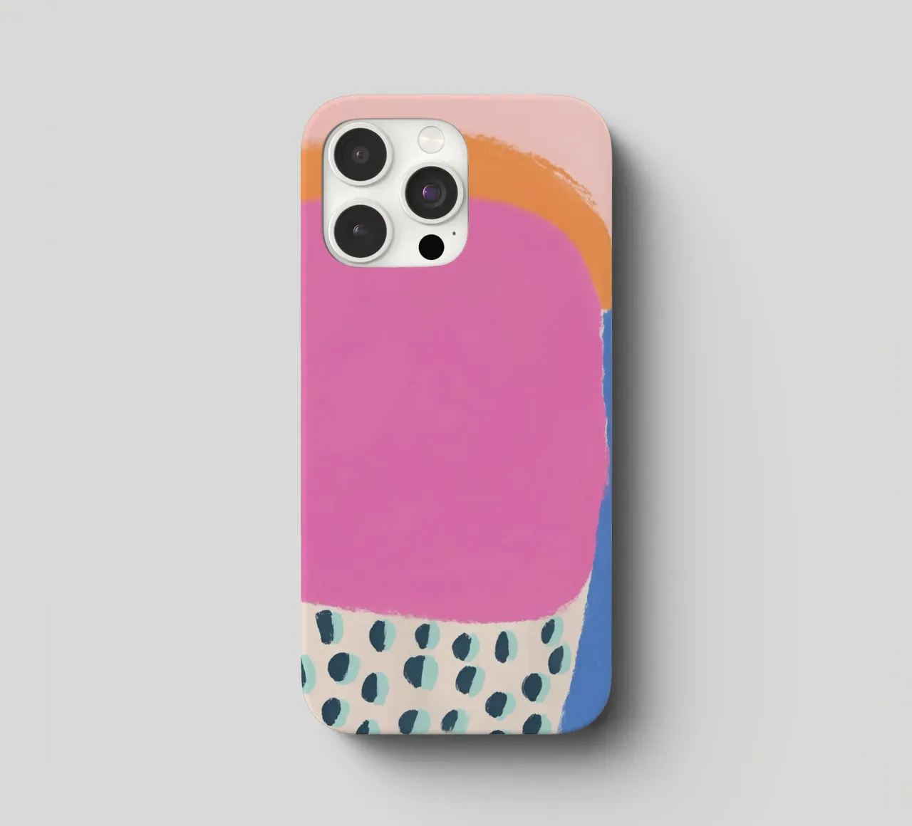 Lively summer blobs iphone case by Carinaprint