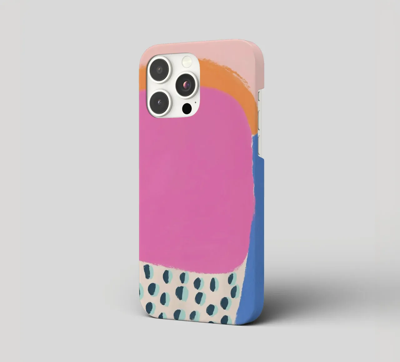 Lively summer blobs iphone case by Carinaprint