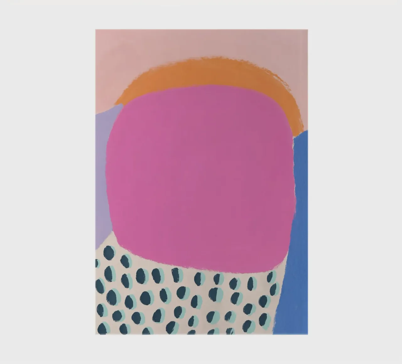 Lively summer blobs notebook by Carinaprint