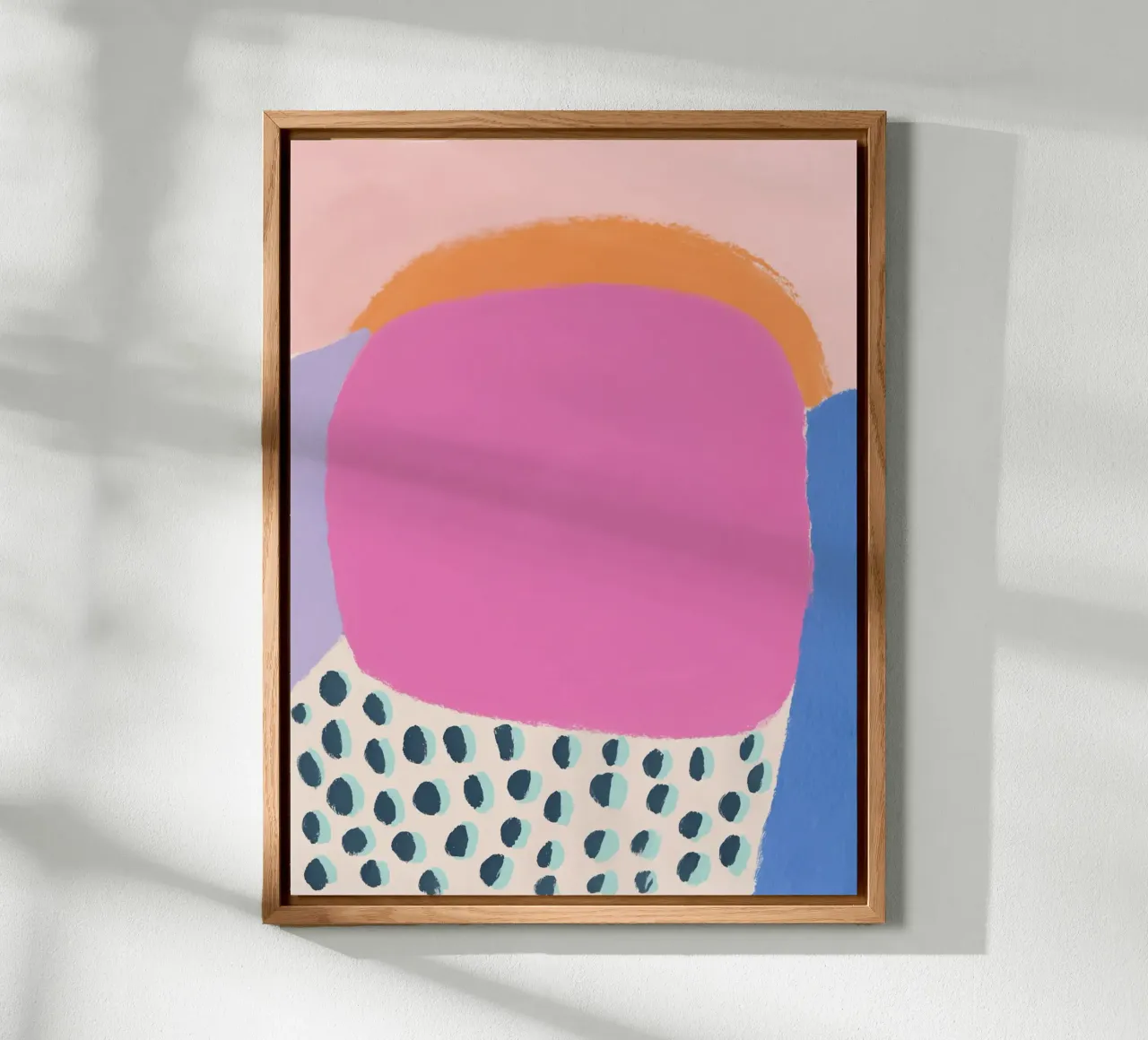 Lively summer blobs alu-dibond by Carinaprint