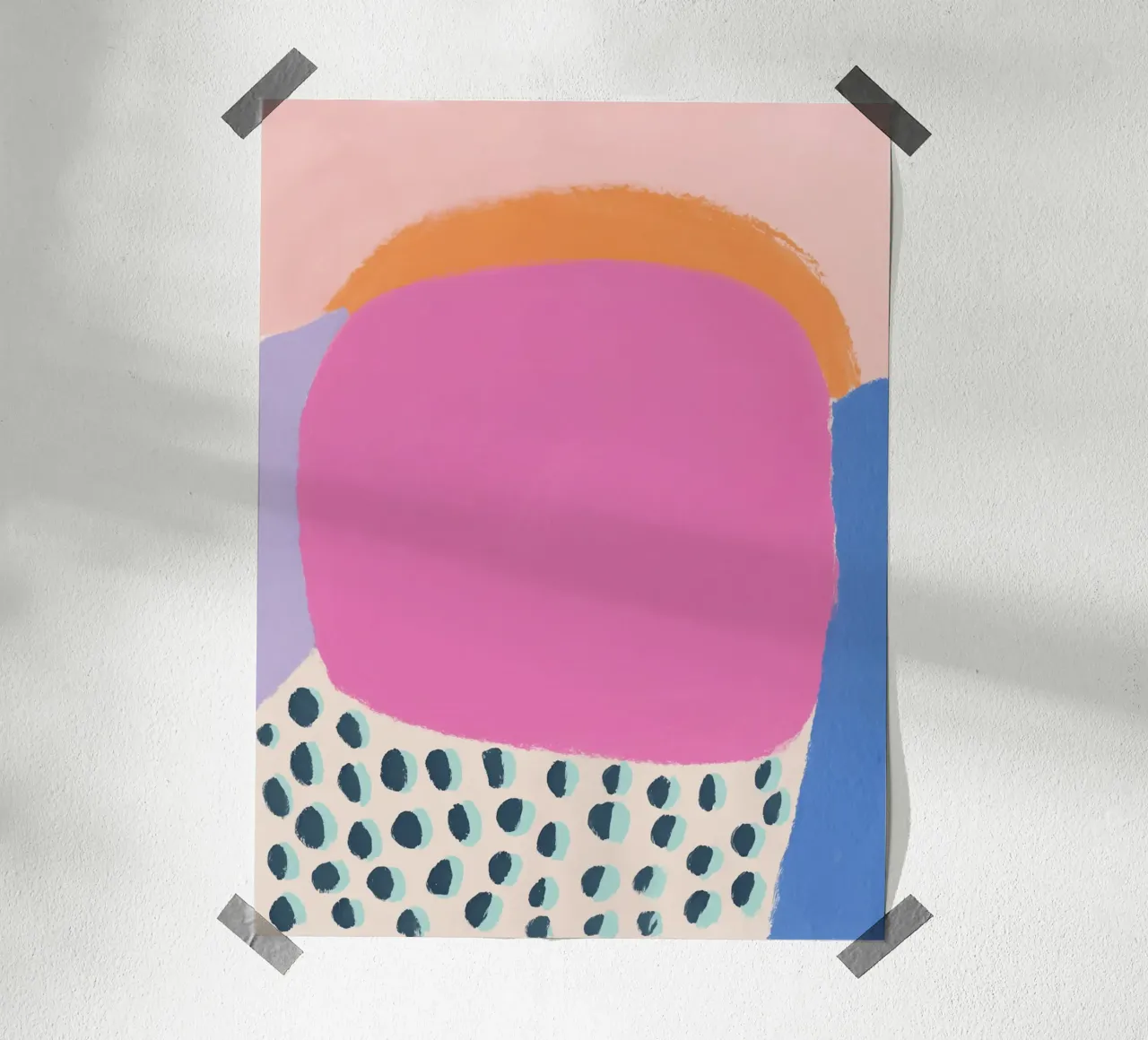 Lively summer blobs hahnemühle by Carinaprint