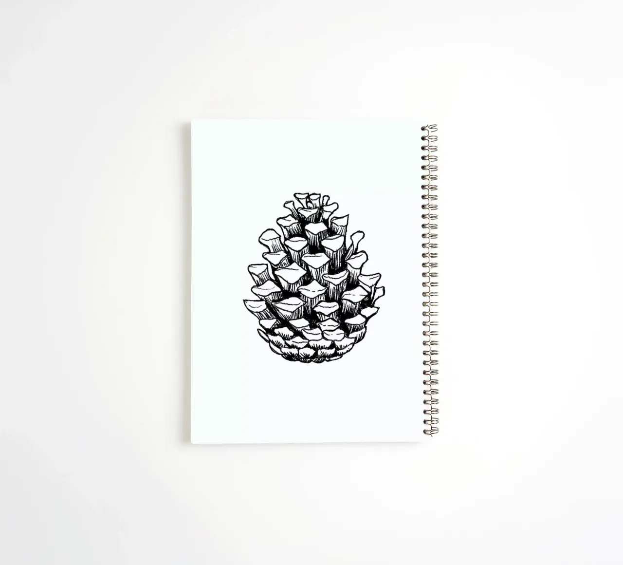 Vintage Holidays Pine 2 spiral notebook by Monika Strigel