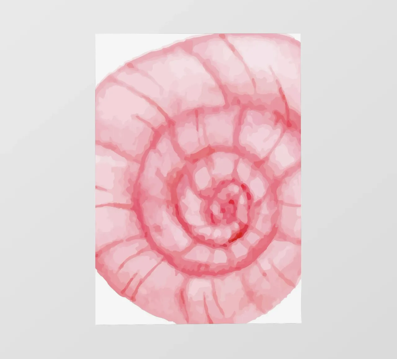 Pink Seashell Watercolor Print - Coastal Chic, Mermaidcore D pvc cover by ClubArt