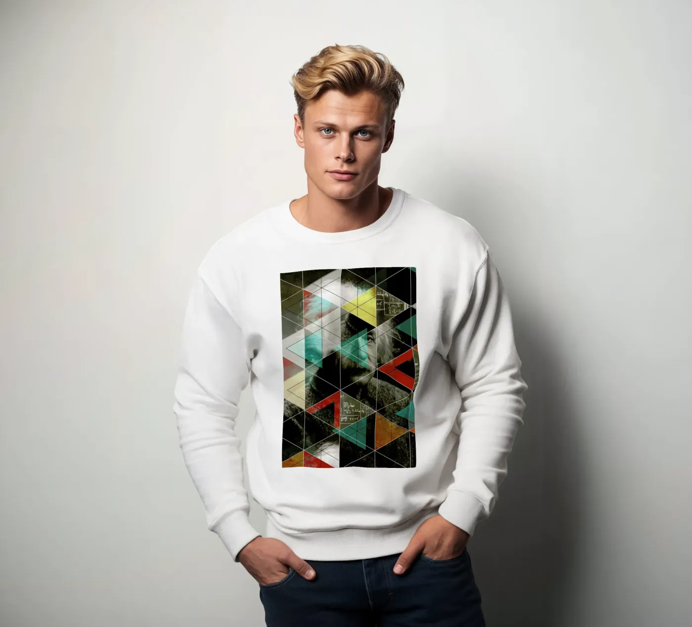 Albert E. Sweatshirt von Marko Köppe
