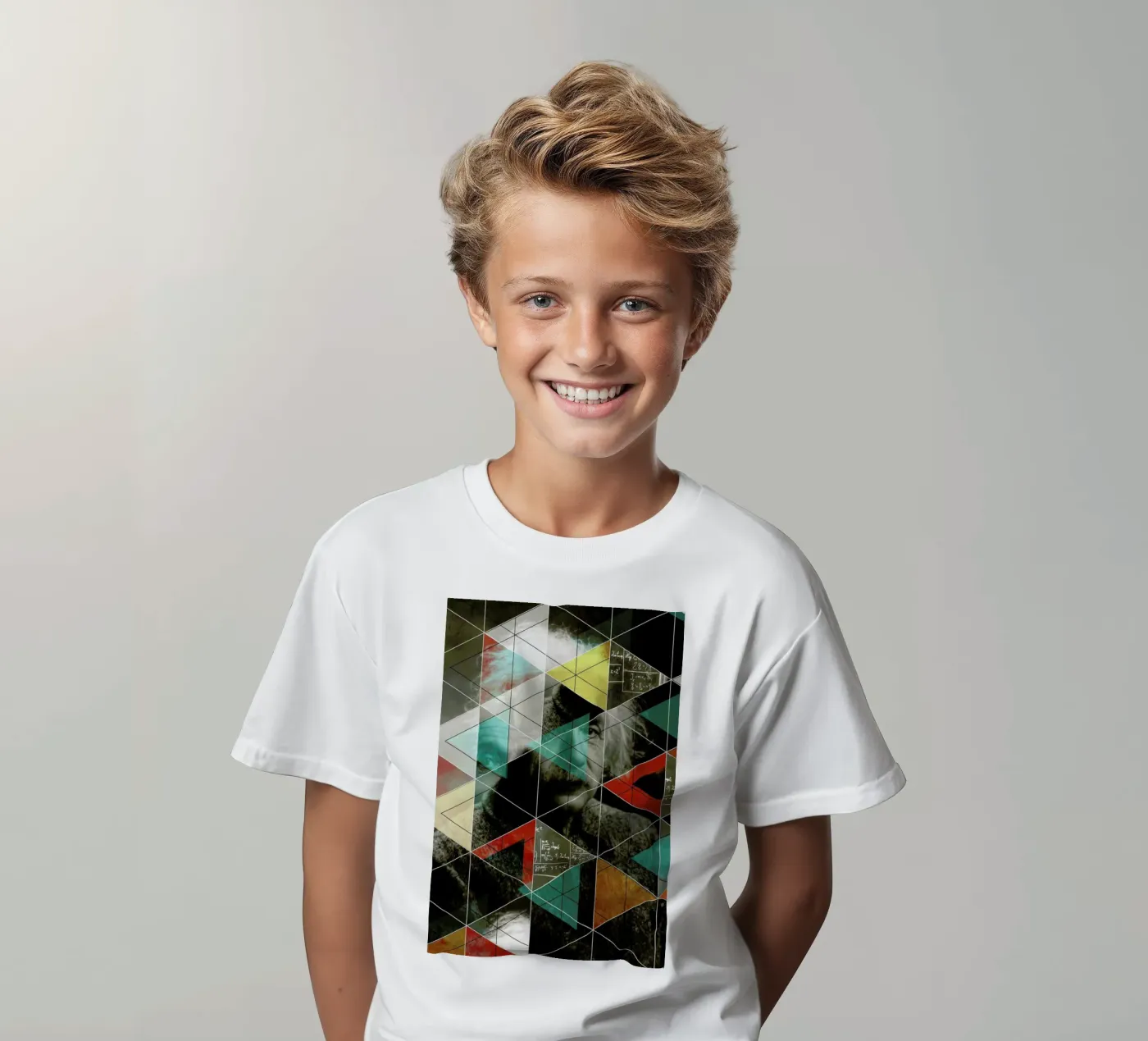 Albert E. kids t-shirt by Marko Köppe