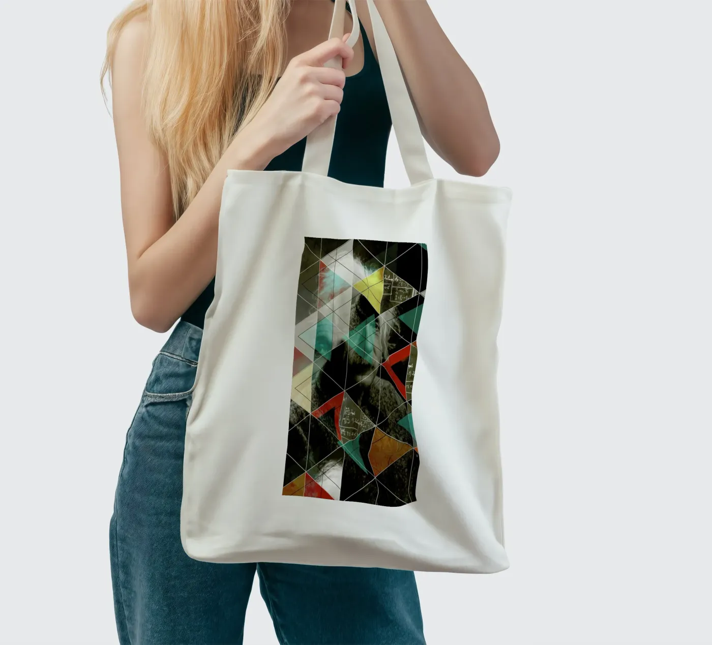 Albert E. tote bag by Marko Köppe