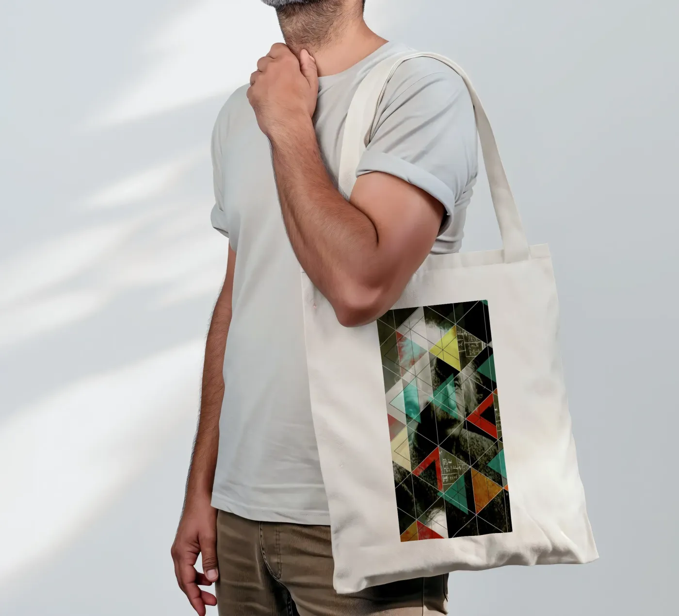 Albert E. tote bag by Marko Köppe