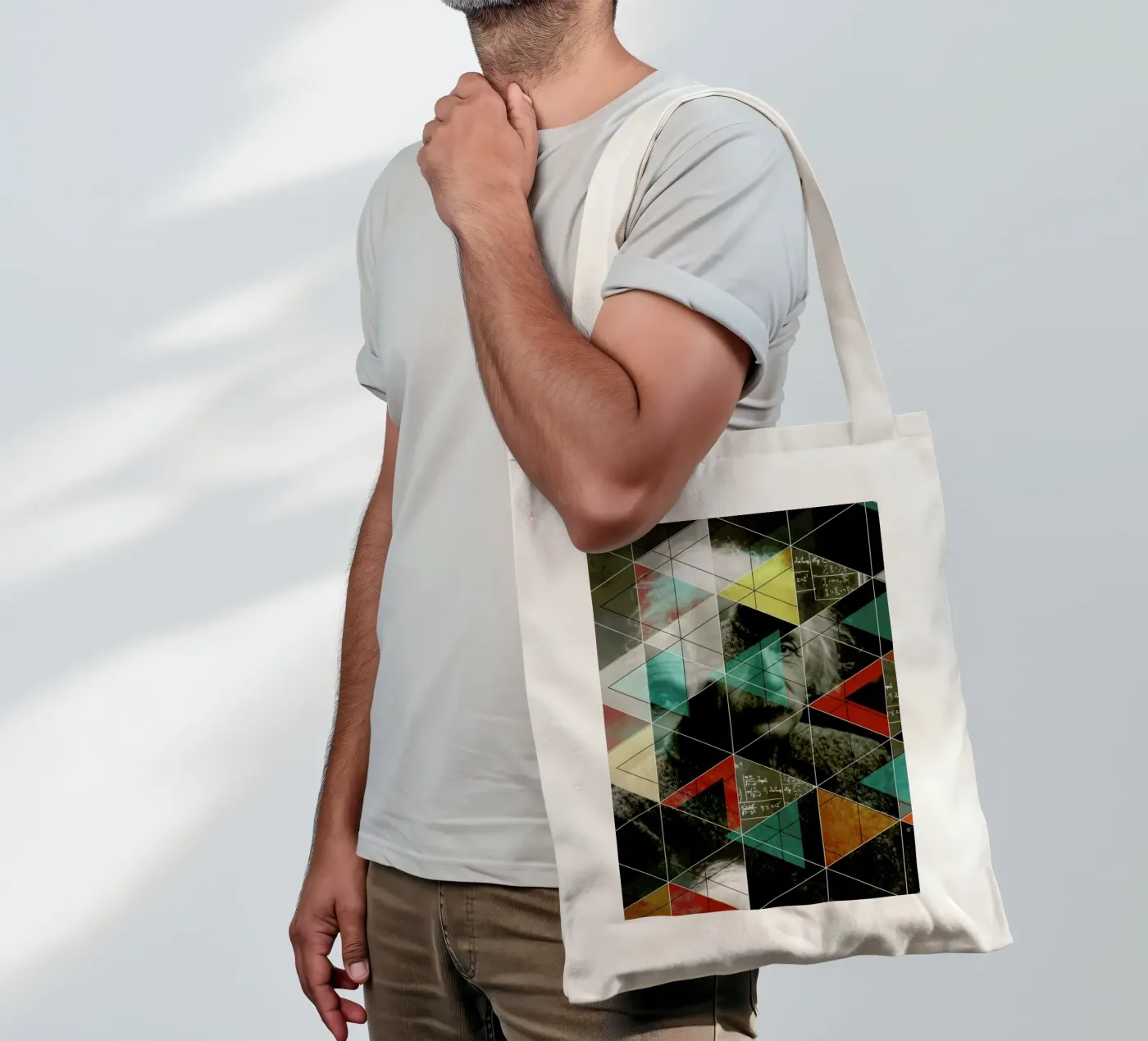 Albert E. tote bag by Marko Köppe