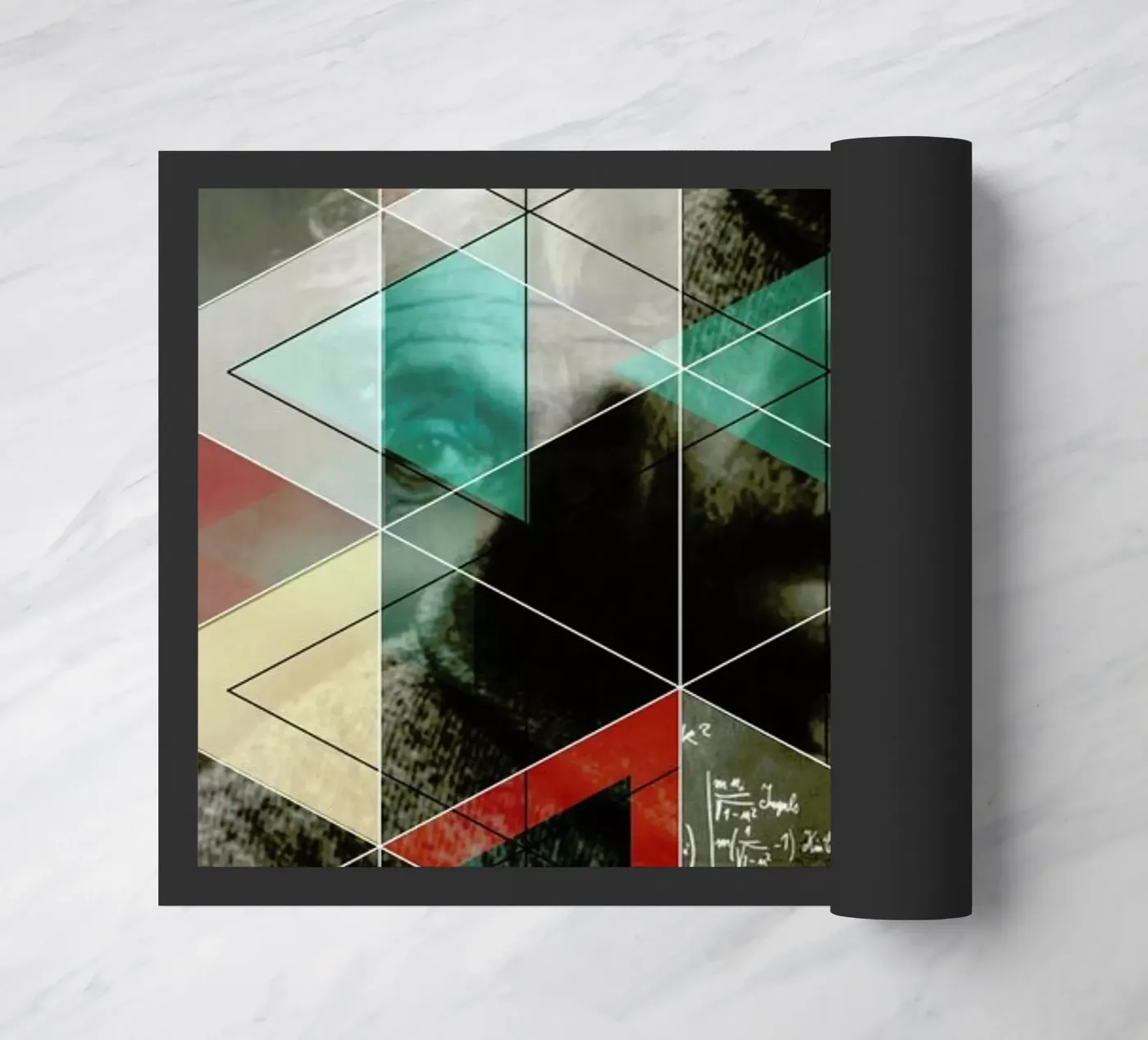 Albert E. doormat by Marko Köppe