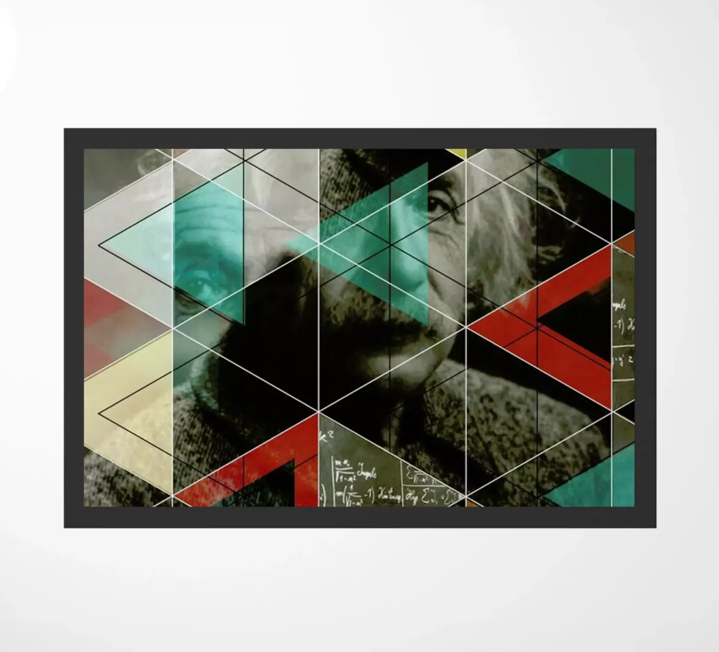 Albert E. doormat by Marko Köppe