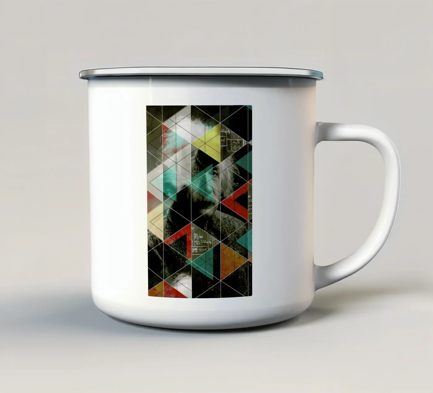 Albert E. emaille mok van Marko Köppe