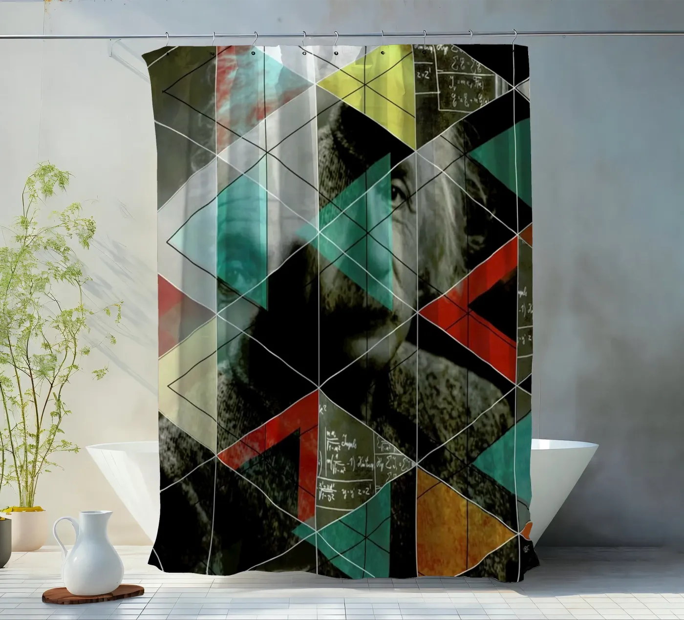 Albert E. rideau de douche de Marko Köppe