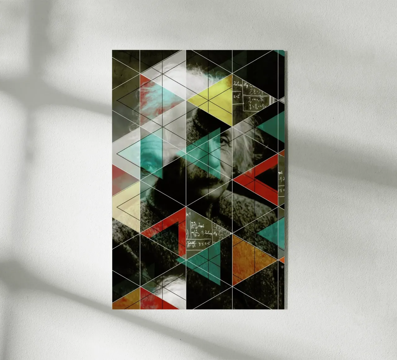 Albert E. acrylic glass by Marko Köppe