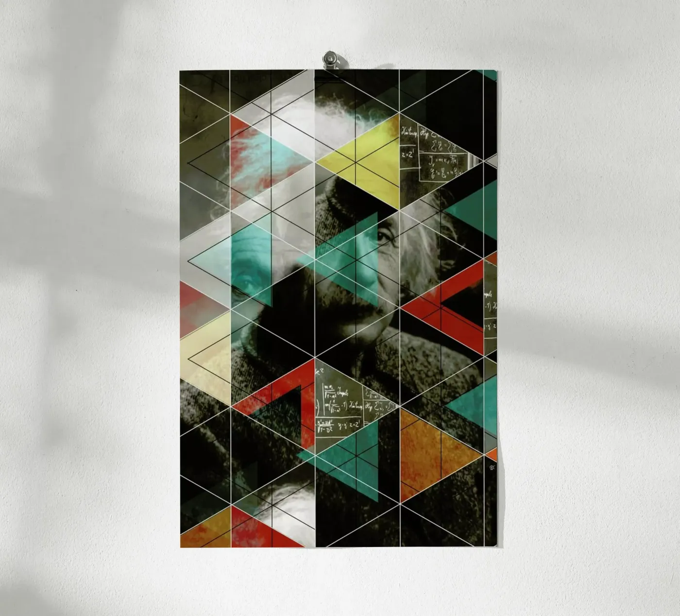 Albert E. Poster von Marko Köppe