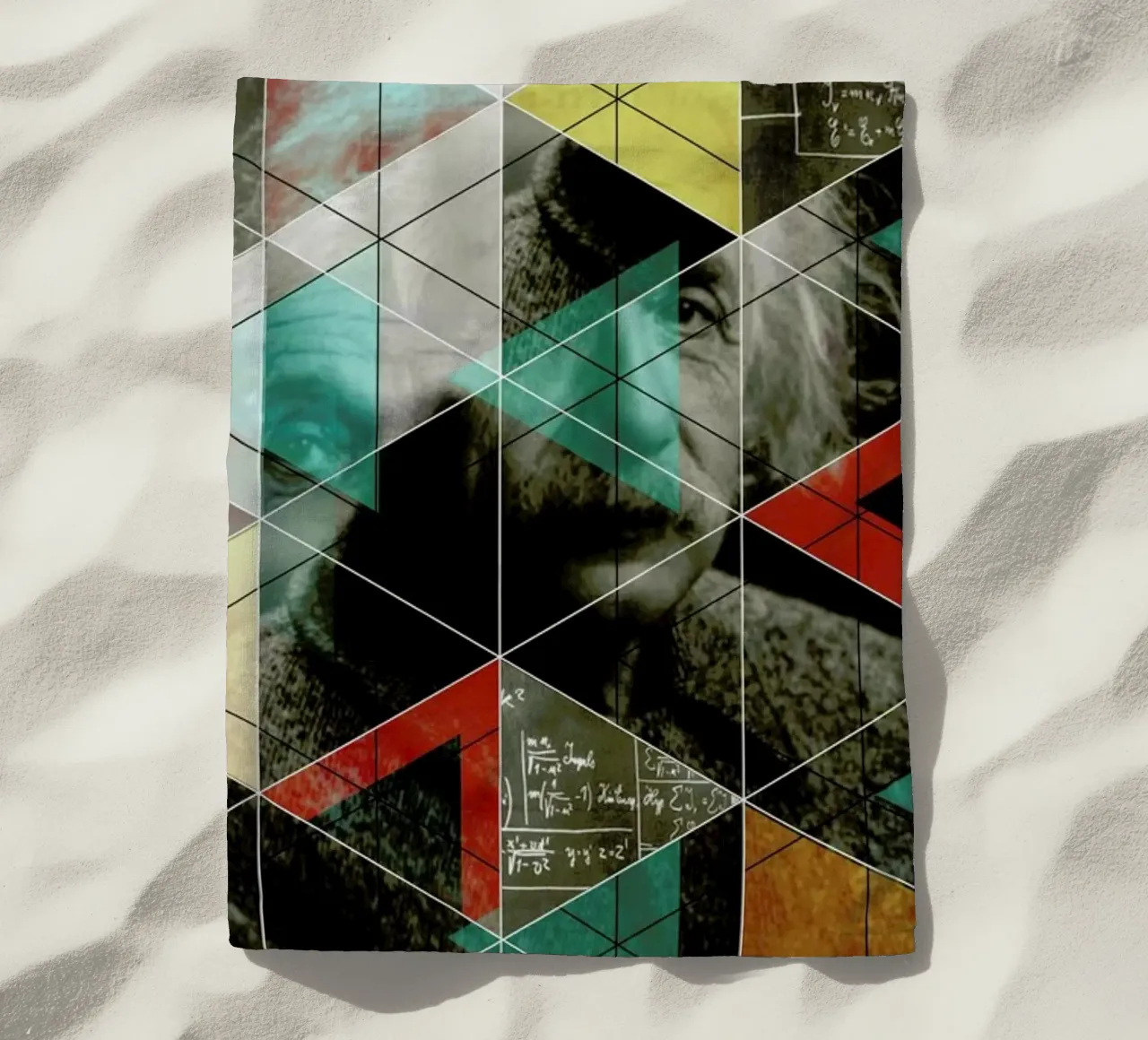 Albert E. serviette de plage de Marko Köppe