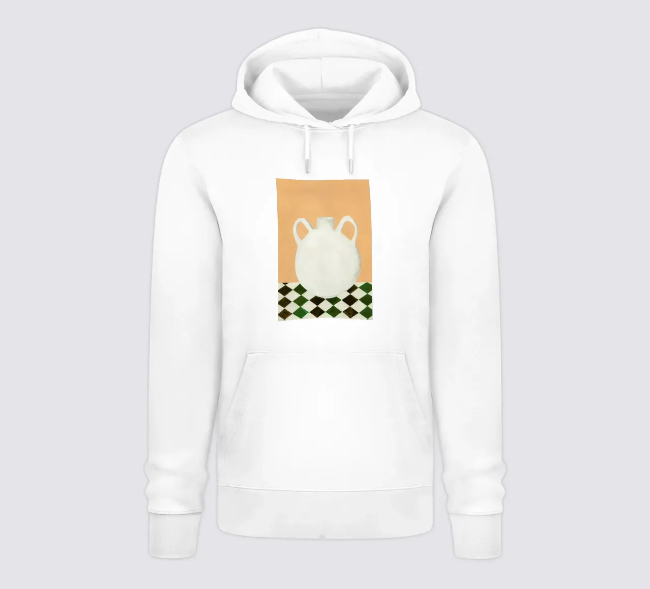 White Jug felpa con cappuccio da Isabelle Vandeplassche
