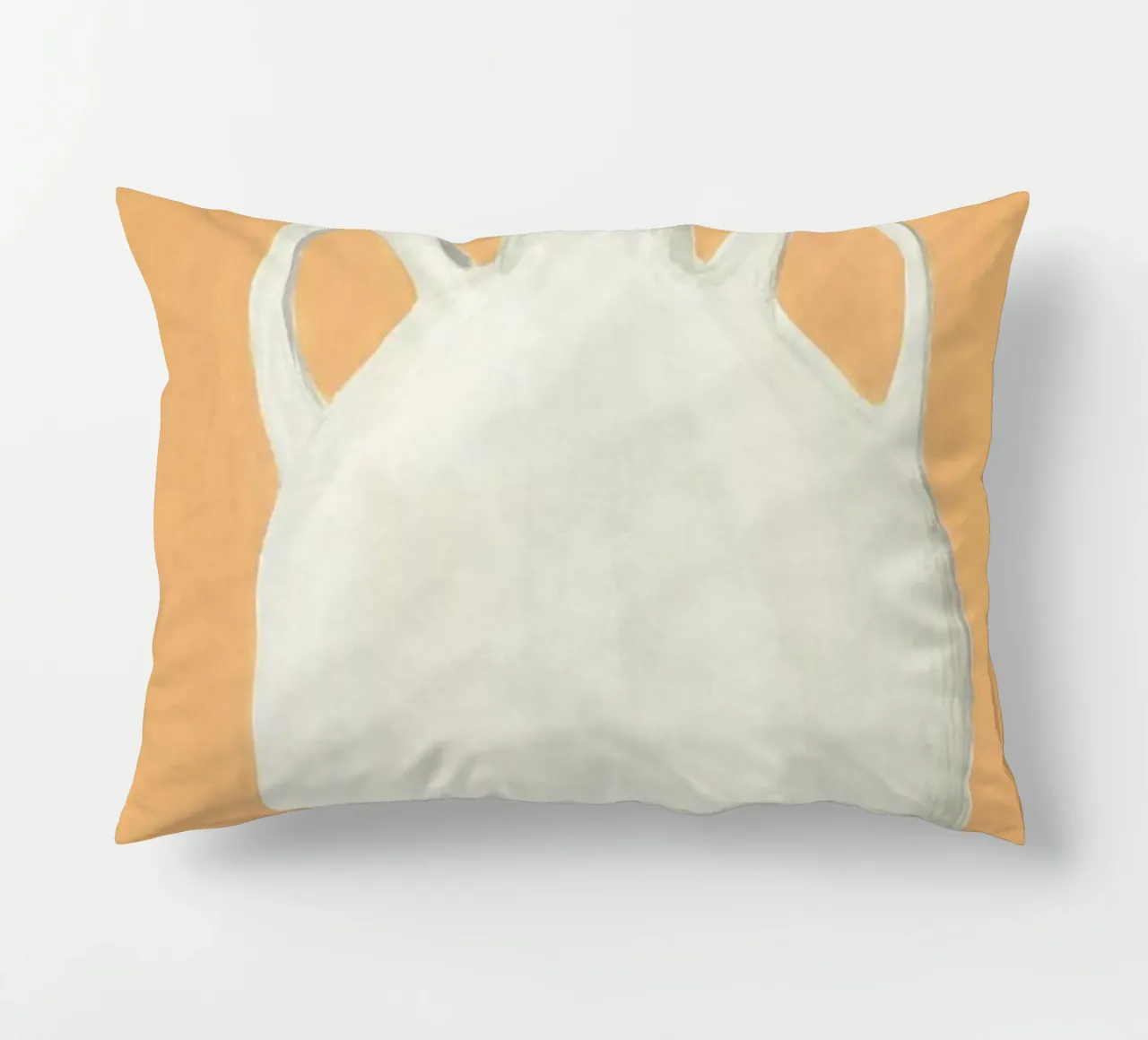 White Jug decorative cushion by Isabelle Vandeplassche