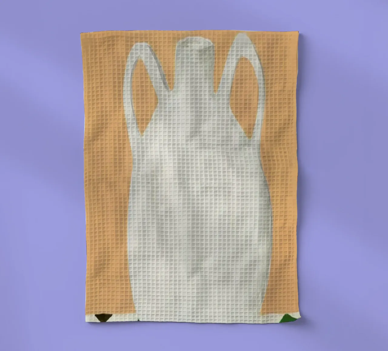 White Jug tea towel by Isabelle Vandeplassche