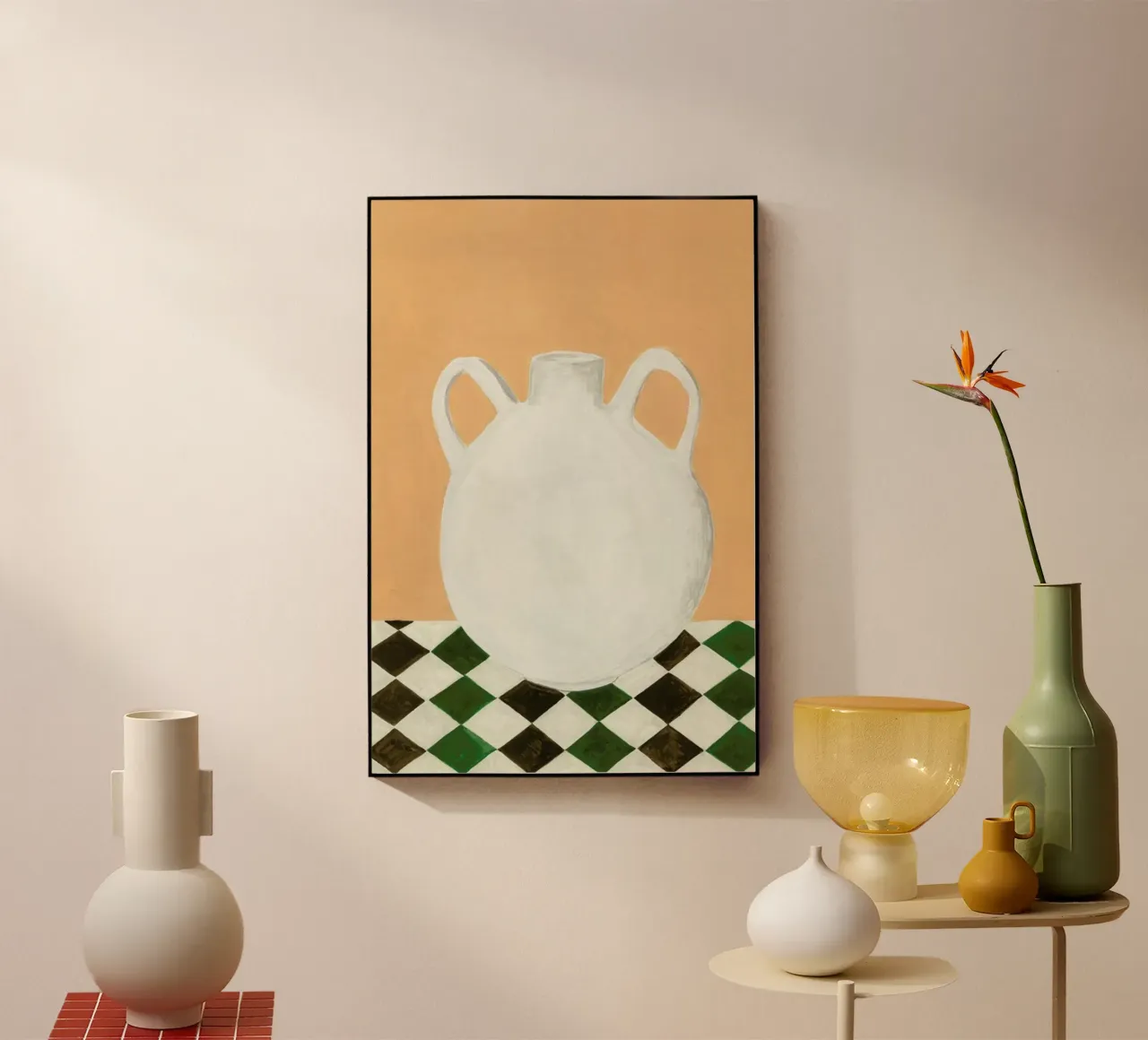 White Jug plexiglass da Isabelle Vandeplassche