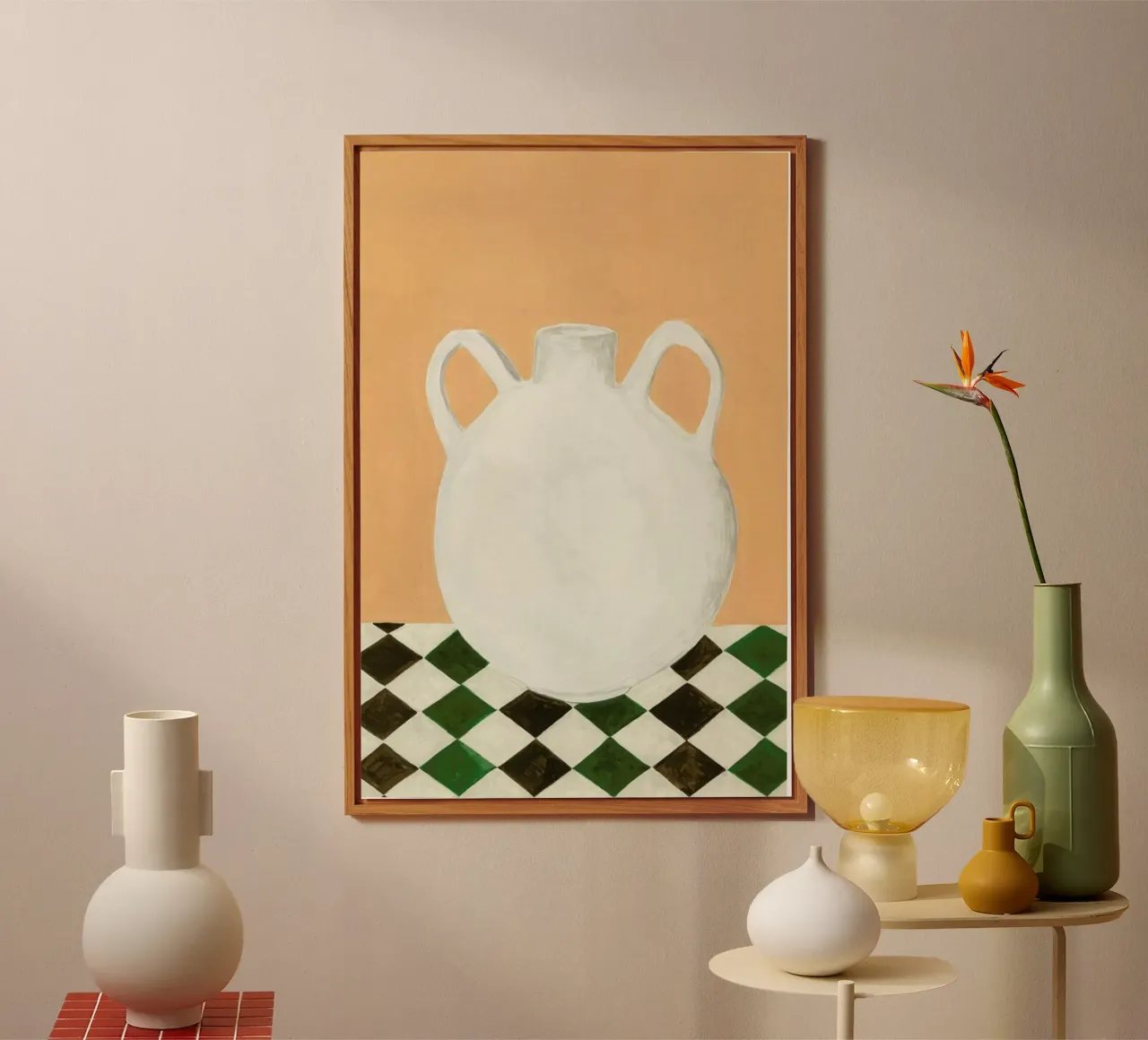 White Jug alu-dibond by Isabelle Vandeplassche