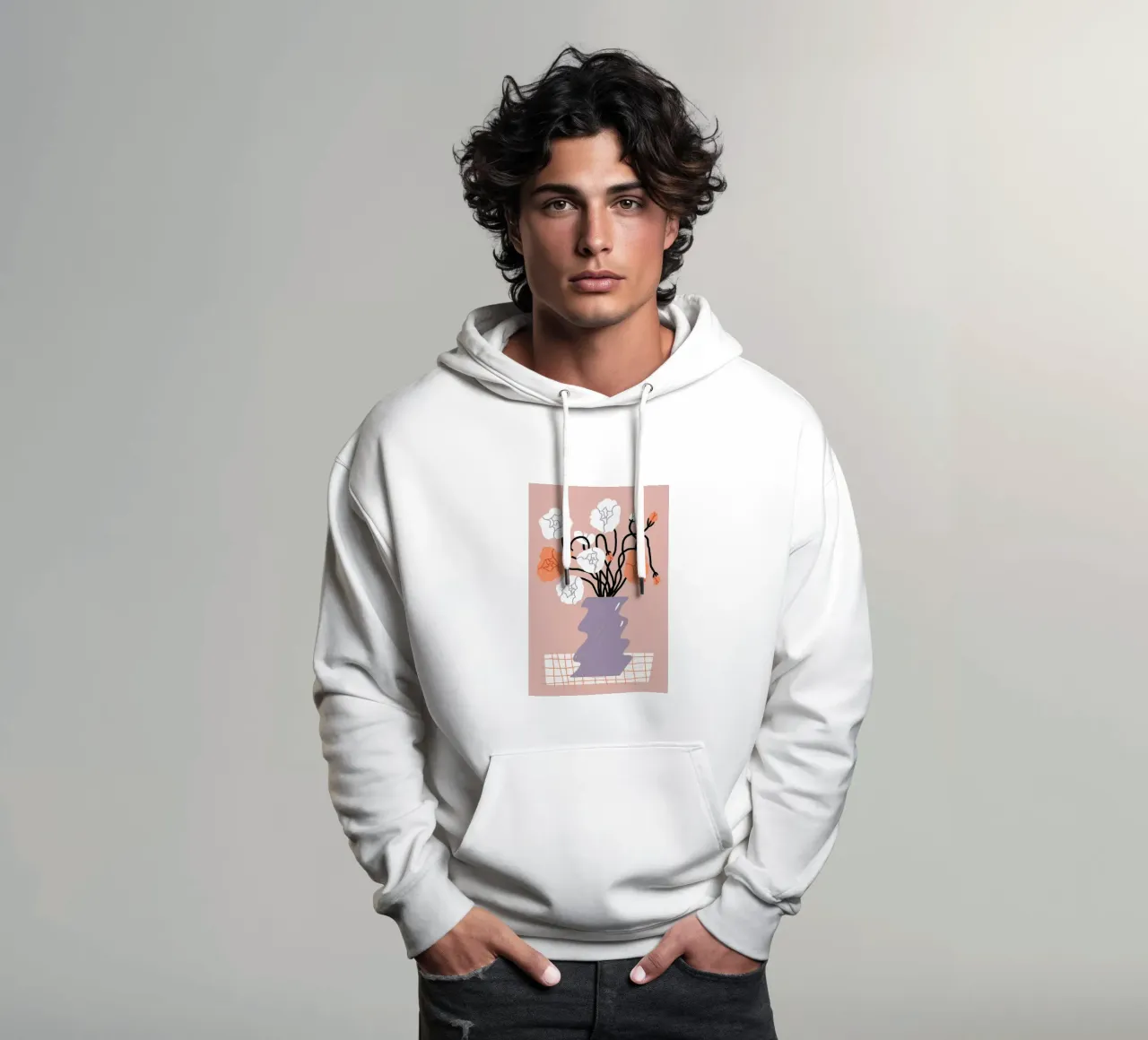 Garden's Greetings felpa con cappuccio da Pure